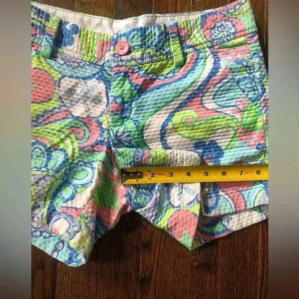 Lilly Pulitzer Women’s 2 The Callahan Short 4.5” inseam in 100% Cotton - VGUC! - Picture 11 of 11